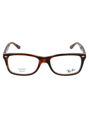 Ray-ban Rb5228 Rectangular Frame Glasses