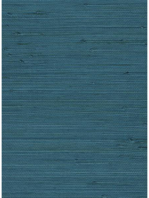 Jute Grasscloth Wallpaper In Blue From The Natural Resource Collection By Seabrook Wallcoverings