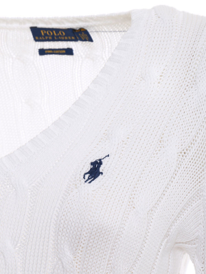 Polo Ralph Lauren Cable Knit V-neck Pullover