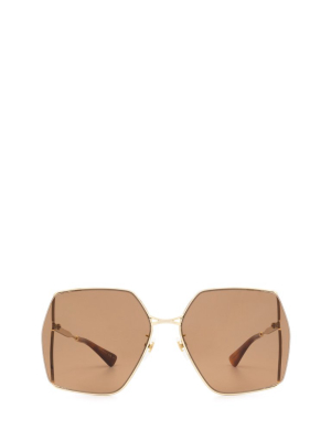 Gucci Eyewear Oversized Square Frame Sunglasses