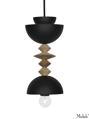 Mala Pendant Light No. 3 In Black