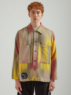 Hands Up Patch Pocket Jacket In Multi