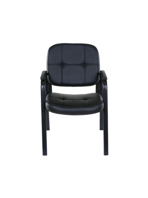 Basics Guest Reception Chair Black - Onespace