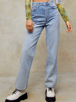 Bleach Kort Parallel Jeans