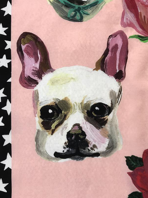 "dogs" Silk Scarf