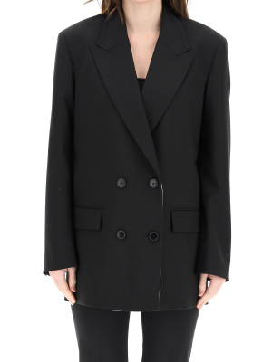 Valentino Techno Toile Double Breasted Blazer