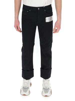 Givenchy Logo Patch Jeans