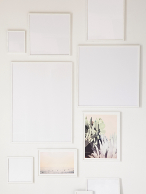 White Wood Art Print Frame