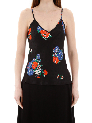 Tory Burch Floral Tank Top