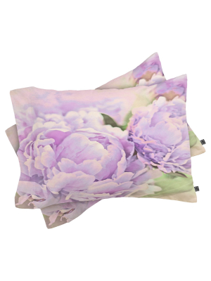 Deny Designs Lisa Argyropoulos Lavender Peonies Lightweight Duvet Cover Collection