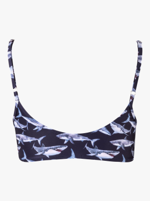 Blue Sharks Sol Bikini Top