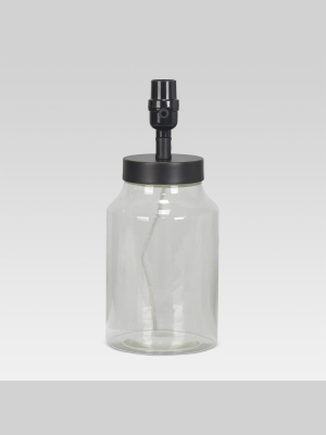 Causal Fillable Small Lamp Base Clear - Threshold™