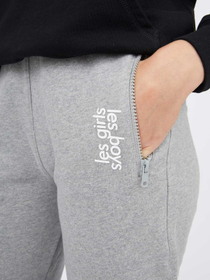 Regular Track Pants Grey Marl