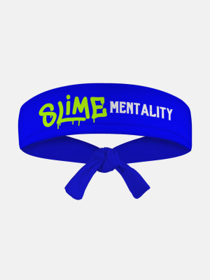 Slime Mentality Blue Tie Headband