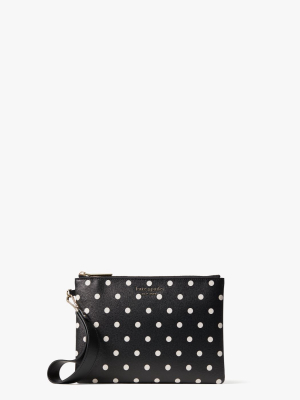 Spencer Cabana Dot Small Pouch Wristlet