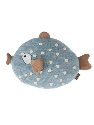 Little Finn Cushion - Blue