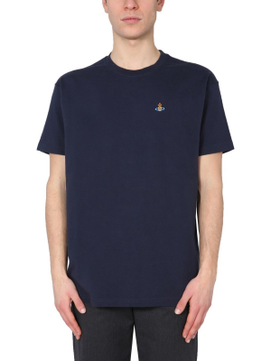 Vivienne Westwood Logo Embroidered T-shirt