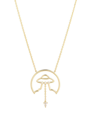 Cosmo Spaceship Necklace