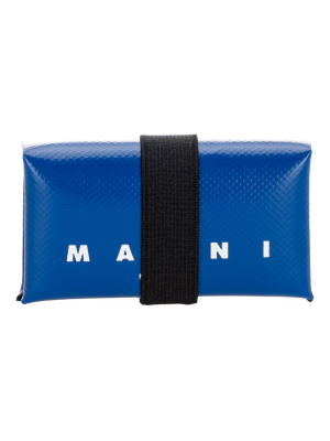 Marni Origami Logo Print Wallet