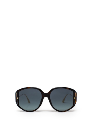 Dior Eyewear Oversized Round Frame Sunglasses