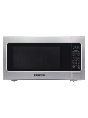 Farberware 2.2 Cu Ft 1200 Watt Professional Microwave Oven With Smart Sensor Cooking Stainless Steel - Fmo22abtbka