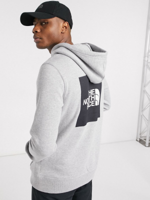 The North Face 2.0 Box Hoodie In Gray