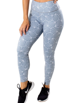 Patterned Legging & Sports Bra Set