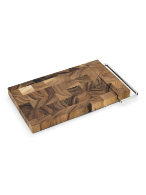 Ironwood End Grain Cheese Board And Slicer