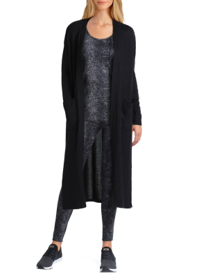 H Halston Studio Open Front Cardigan