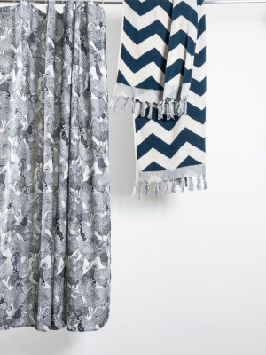 Hot Chicks Artist Cotton Shower Curtain ( Waterproof ) By Sophie Probst
