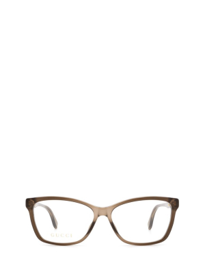 Gucci Eyewear Rectangular Frame Glasses