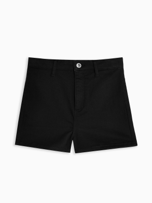 Black Denim Joni Shorts