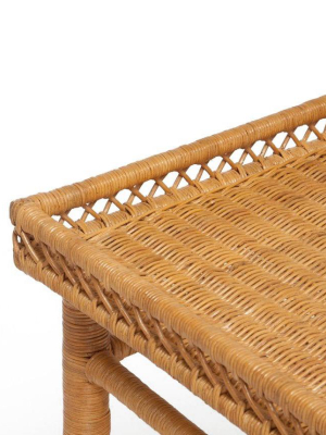 Sarah Double Nightstand Woven Rattan