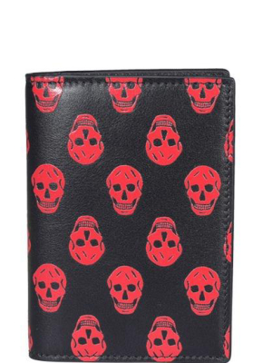 Alexander Mcqueen Skull Printed Bifold Wallet