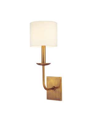 Kings Point 1 Light Wall Sconce Aged Brass