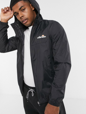 Ellesse Hooded Lightweight Jacket In Black