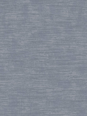 Bark Texture Wallpaper In Metallic Slate Blue From The Essential Textures Collection By Seabrook Wallcoverings