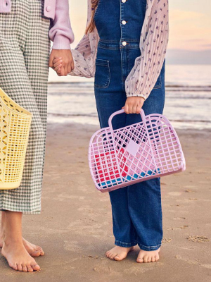 Retro Basket - Large Lilac