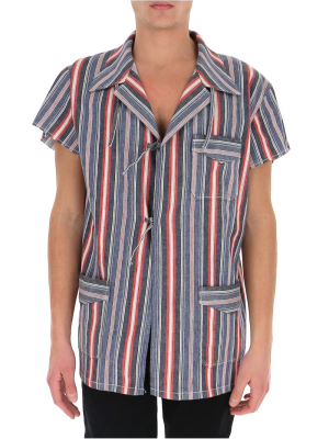 Maison Margiela Striped Short-sleeve Shirt