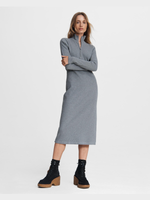 Laila Zip Midi Dress