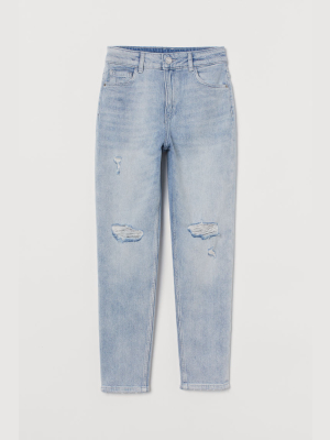 Relaxed Fit High Jeans