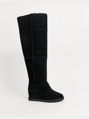 Ugg Classic Over The Knee Boots In Black