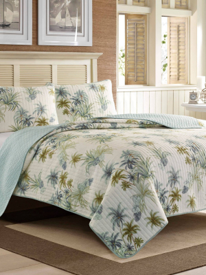 Serenity Palms Sham Aqua - Tommy Bahama