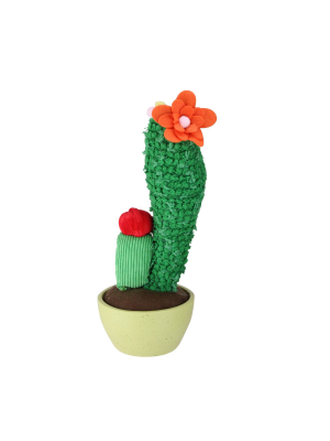 Northlight 12" Mixed Plush Cactus Artificial Potted Plant Decoration - Green