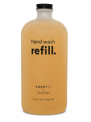 Soapply X Konmari Organic, Plant-based Hand Soap – 32-ounce Refill