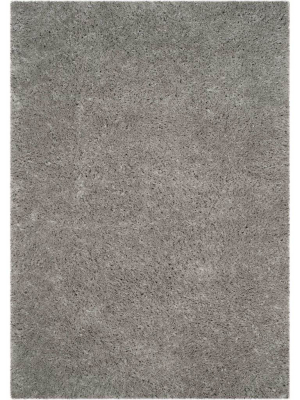 Polar Shag Silver Area Rug