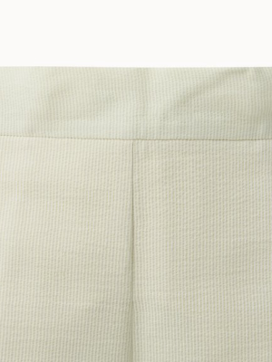 Ribbed Wool Silk Pants