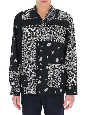 Sacai Geometric Print Shirt