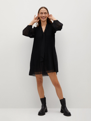 Flowy Pleated Dress