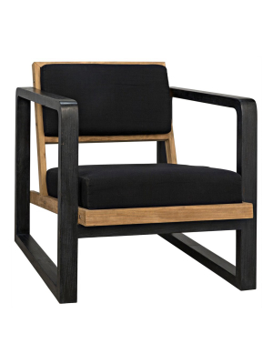 Noir Mala Chair - Charcoal Black